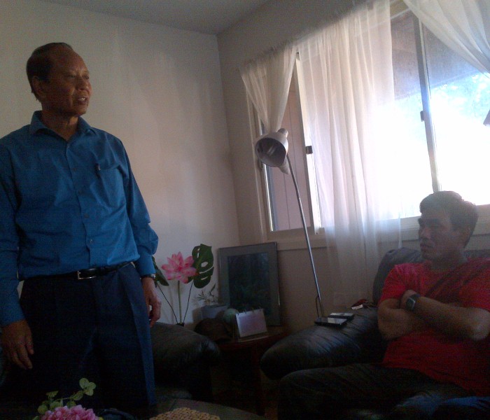 Pu Za Hlei Thang le Ottawa, Canada ai Falam peng upa te thawn Falam le Chin politics reel tlang